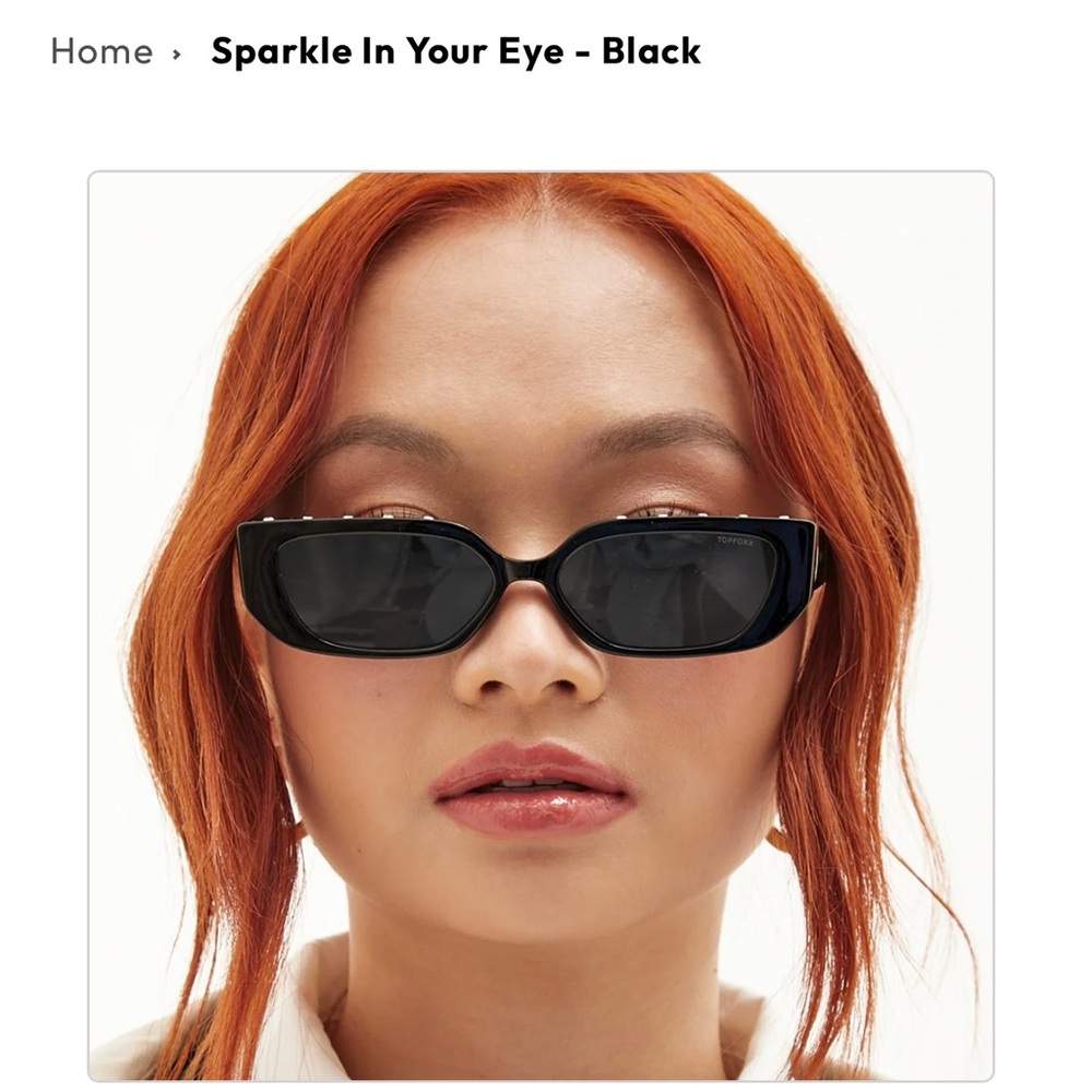 Topfoxx rectangular black sunglasses - Picture 5 of 5